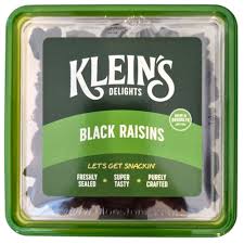 Black Raisins Klein's Delights 8 oz.