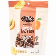 Apricot Bites Dark Chocolate Klein's Naturals 5 oz.