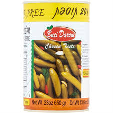 Bnei Daron Cucumbers in Brine 20% Extra Free - Large 7 9 / 23oz
