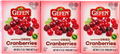 GEFEN DRIED SWEET CRANBERRIES - BRICK PACK 6 x 70 oz