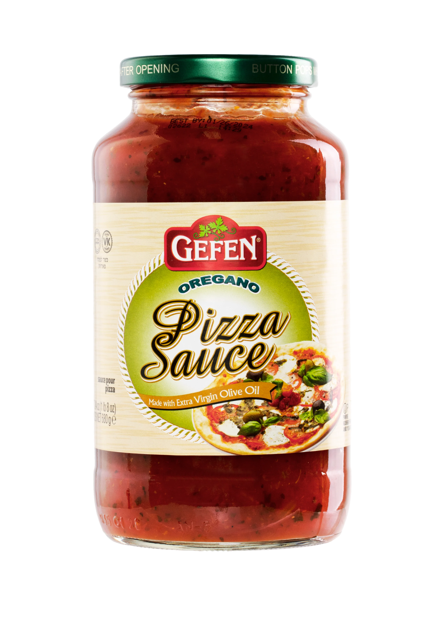 GEFEN  PIZZA SAUCE DE 14 oz