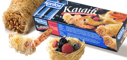 Kontos de masa de hojaldre rallada Kataifi