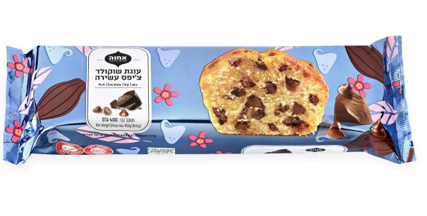 Achva Chocolate Chips Cake KOSHER PARVE  אחוה עוגת שוקולד ציפט