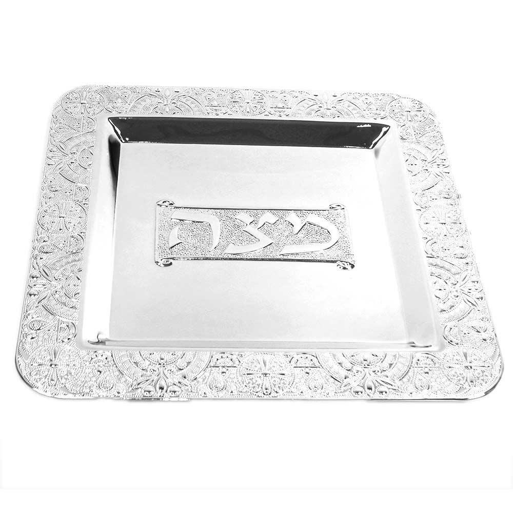 SEDER PLATE+MATZA HOLDER KOSHER
