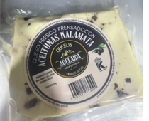 Adelaida Queso Fresco Prensado con Aceitunas Kalamata 220g