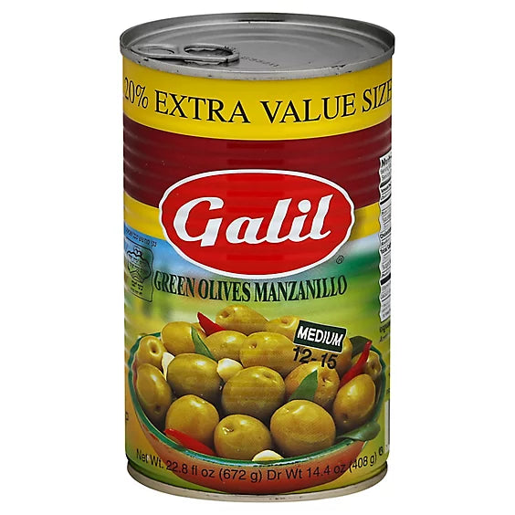 Galil Olives Green Medium 22,8 oz