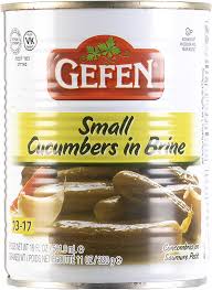 GEFEN SMALL CUCUMBERS IN BRINE 13-17 DE 19 ONZAS