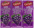 GEFEN GRAPE JUICE BOX BRICK PACK de 3x, 6.75 onzas