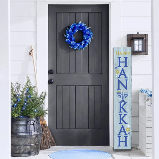 Hanukkah label table