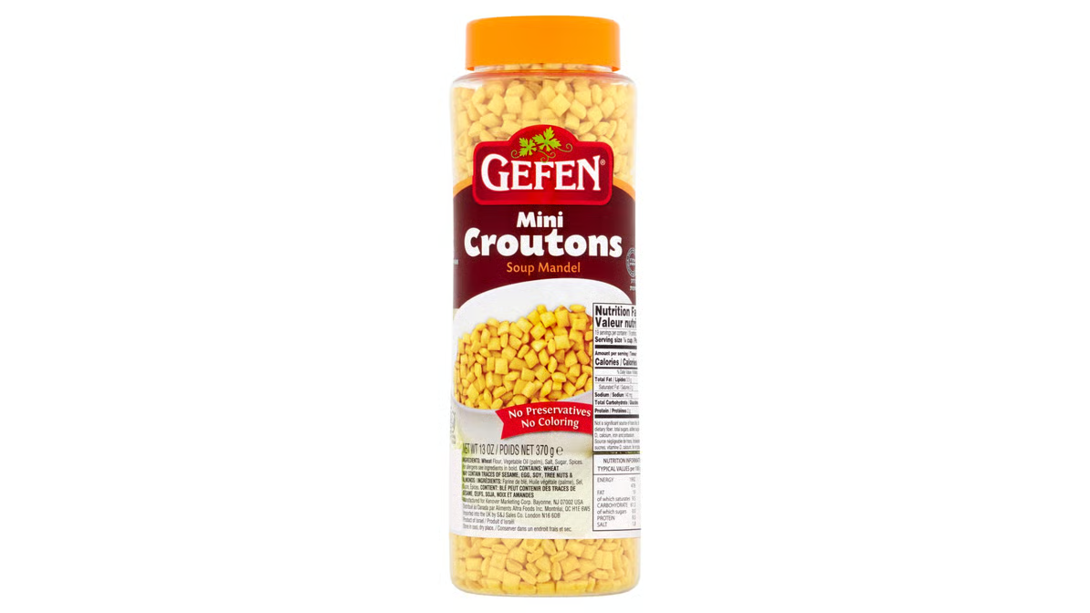 Gefen Mini Croutons Soup Mandel 13 oz