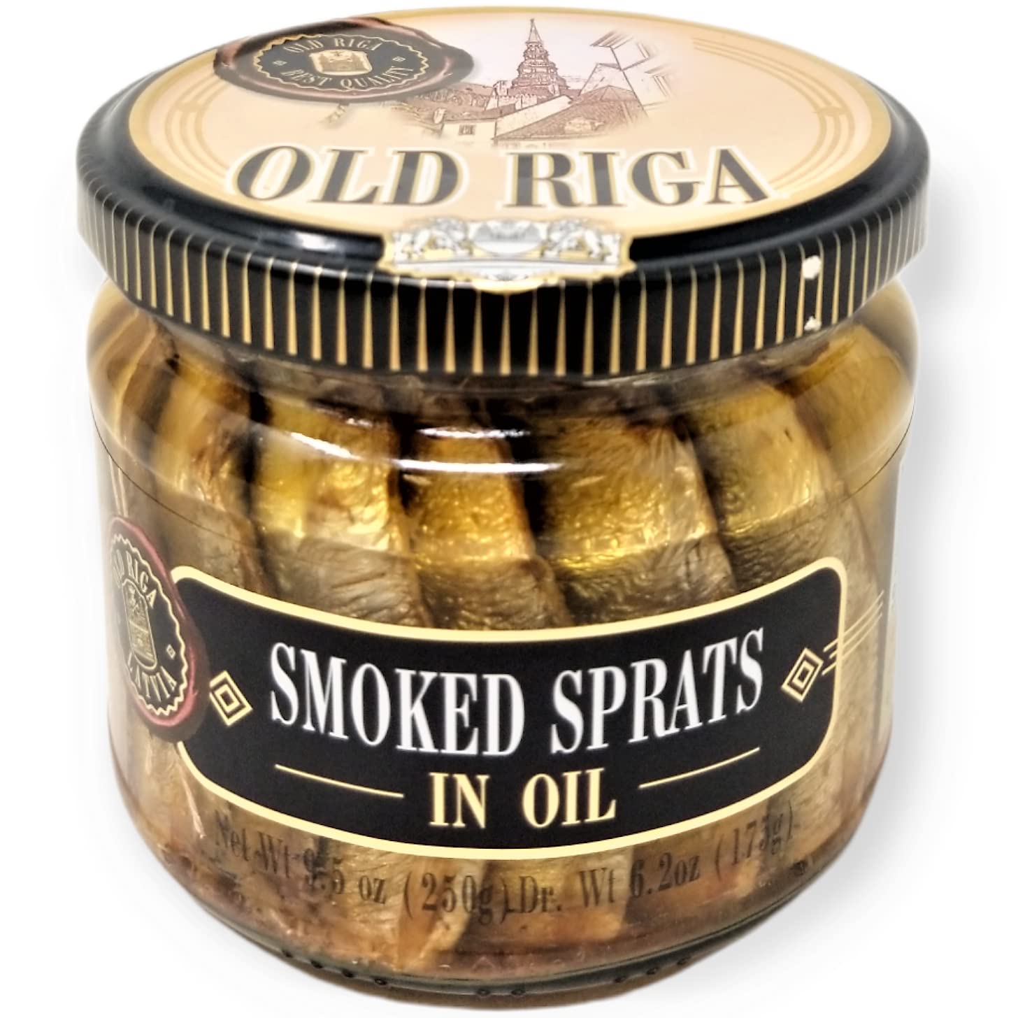 Old Riga Smoked Sprats In Oil 6,2 oz
