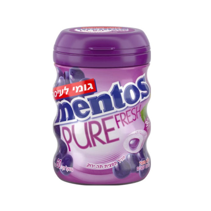 Mentos Pure Fresh Sugar Free Kosher Parve Uva  90g
