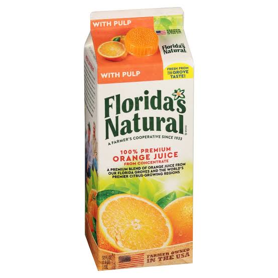 Florida Naturals 100% Orange Juice Premium OU