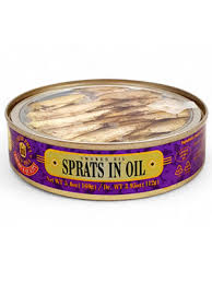 Old Riga Smoked Big Sprats in Oil 160 g
