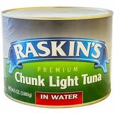 Atún Raskin Premium Chunk Tuna Light 66.5 oz