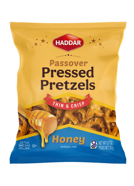 PRESSED PRETZELS HONEY 0.7 OZ HADDAR