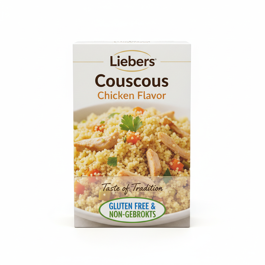 incluir la frase: GLUTEN FREE & NON-GEBROKTS