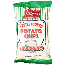 Lieber's Kettle Chips Jalapeno de 5 oz