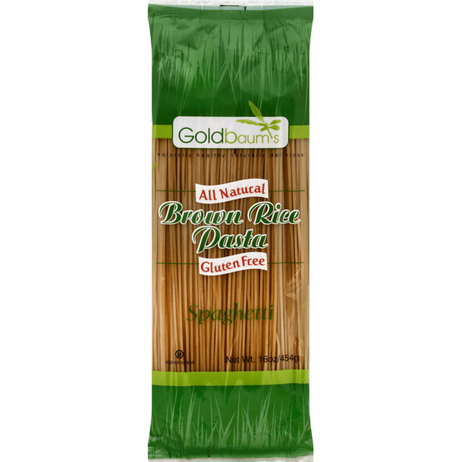 ALL NATURAL BROWN RICE PASTA GOLDBAUMS