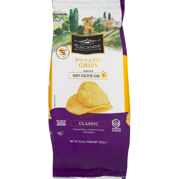 Tuscanini Classic Olive Oil Potato Chips 4 oz