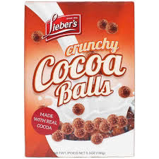 liebers crunchy cocoa balls 5.50 oz