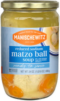 Manischewitz Reduced Sodium Matzo Ball Soup 24oz