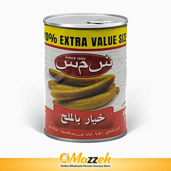 CUCUMBERS IN BRINE LARGE 7-9 DE 385 GRAMOS SHAMS