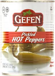 Gefen Pickled Hot Peppers 19oz