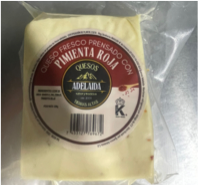 Adelaida Queso Fresco Prensado Con Pimienta Roja 220g