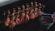 Muslos de pollo en salsa BBQ ahumada