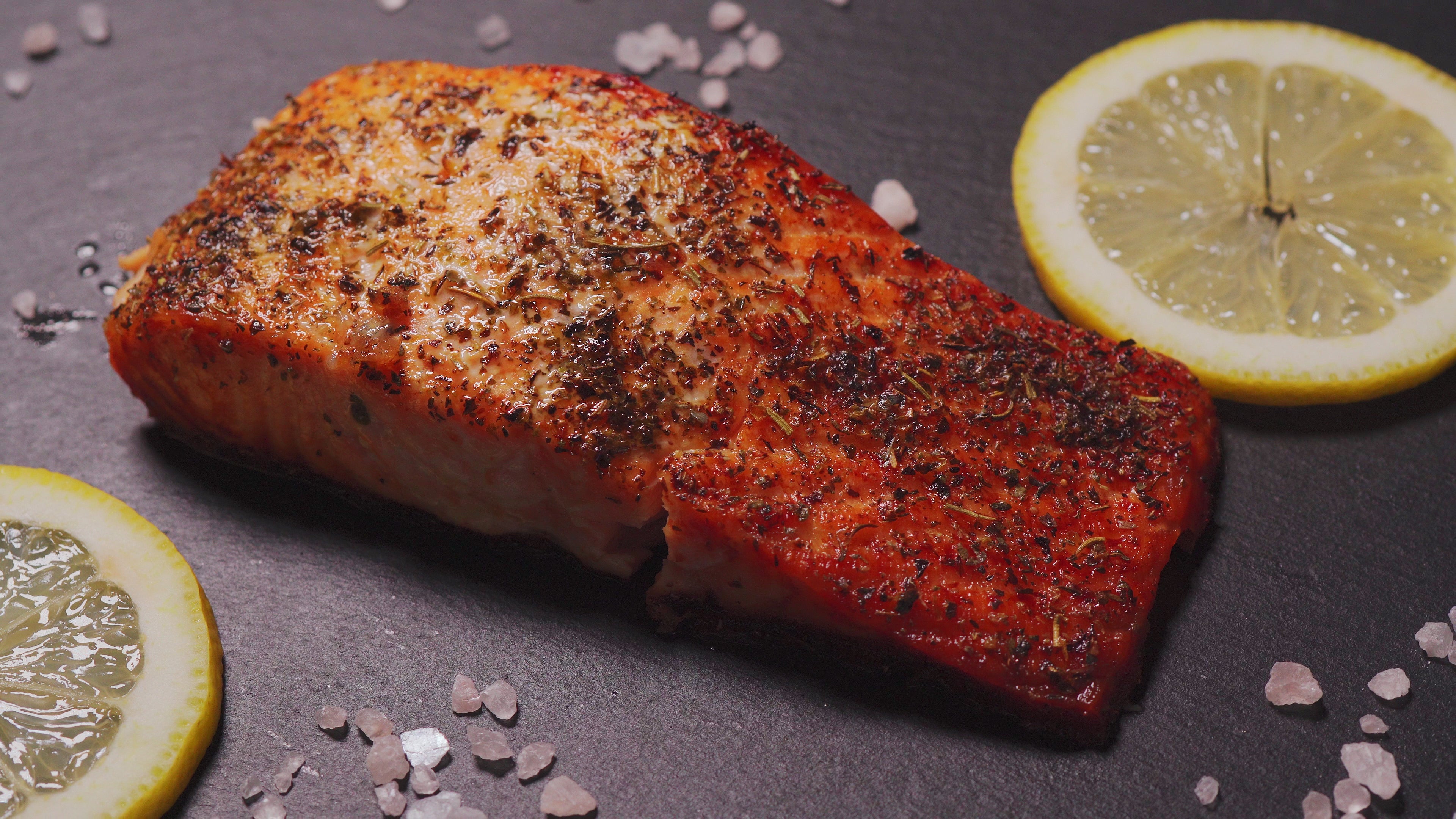 Salmon Mediterranean Style
