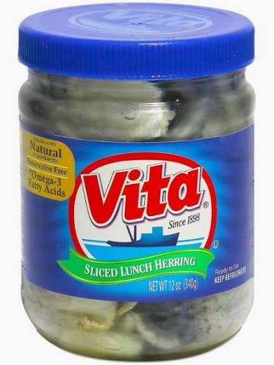 Vita Sliced Lunch Herring 340 g No Passover