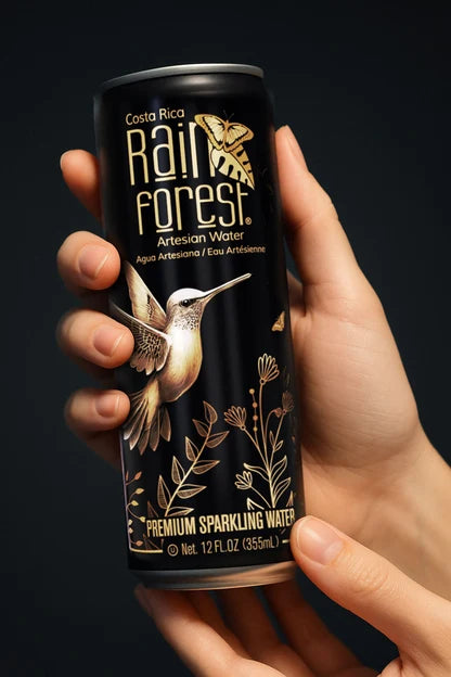 Artisanal Sparkling Mineral Water (355 ml)  RainForest Water