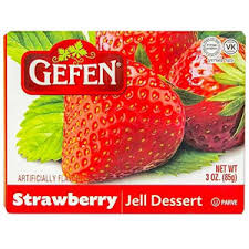 GEFEN STRAWBERRY JELL  3 oz