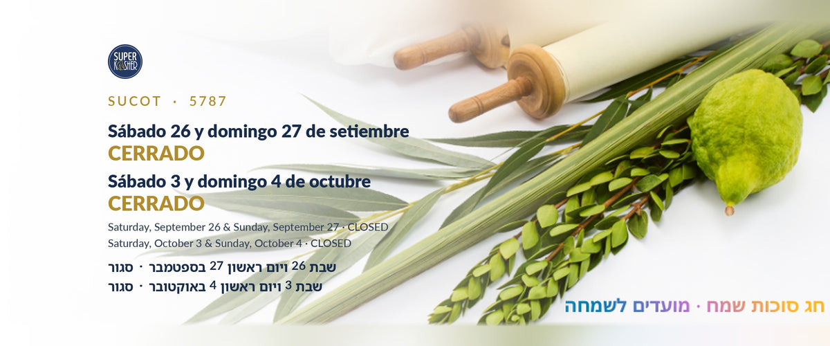Sucot 5787 — horarios de la festividad, Super Kosher Costa Rica