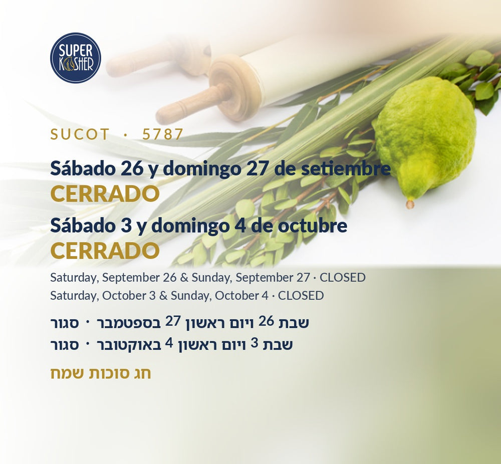 Sucot 5787 — horarios, versión móvil