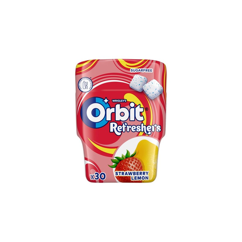 Orbit Refresher Jar Straw Lemon